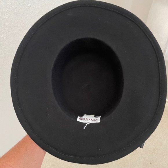 Elegant Vintage Black Felt Betmar Hat with Decoration main image 9